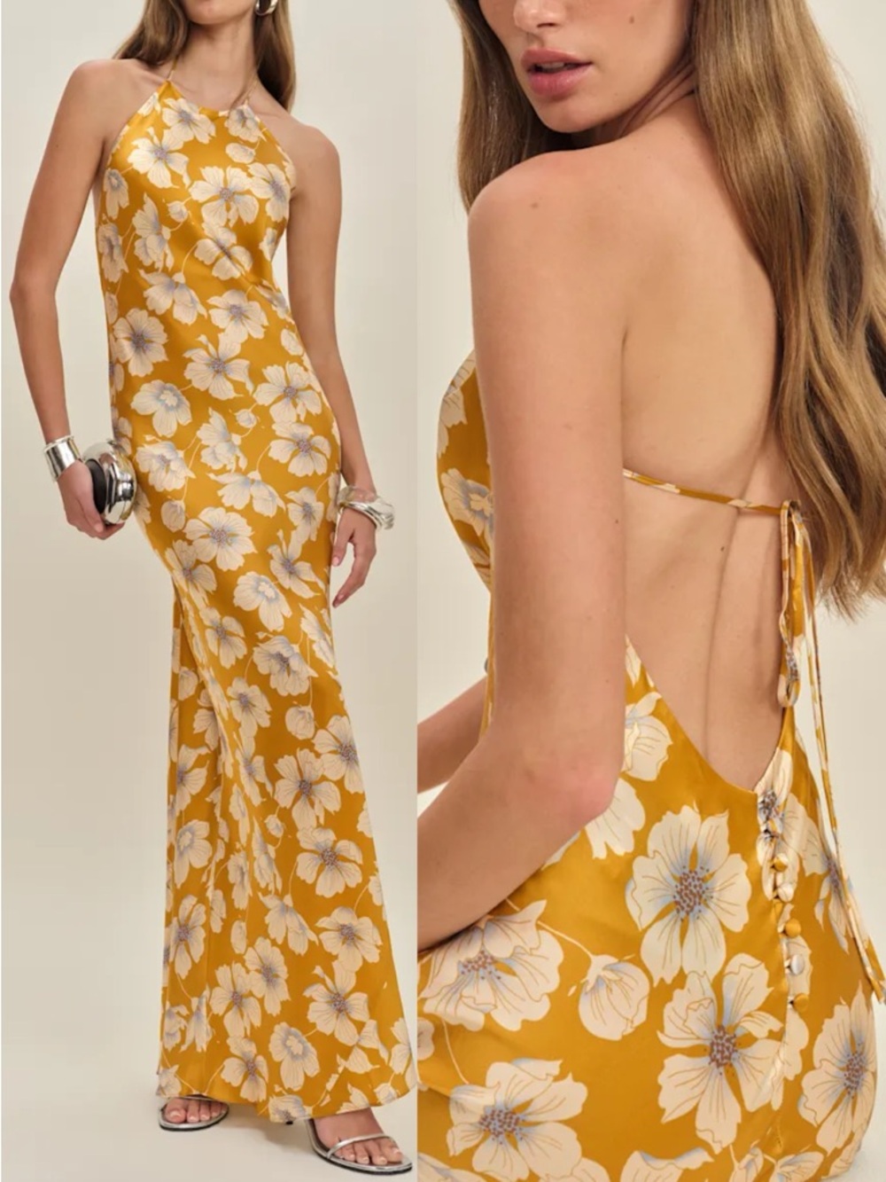 Reformation Jeany Silk Dress NWT NEW